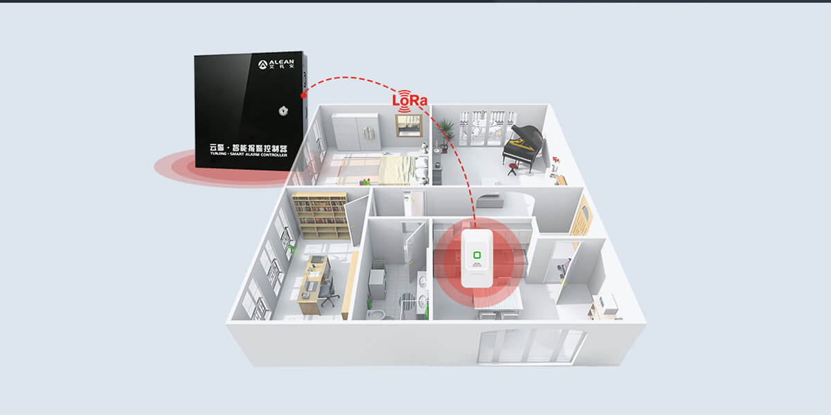 JA-5188(LoRa)智能可燃氣體探測器<!-- JA-5188(LoRa)智能可燃氣體探測器