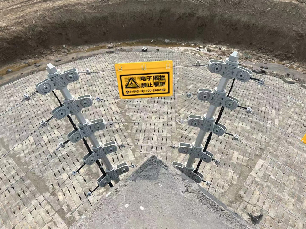 濟(jì)寧梁山縣的自來水廠|脈沖電子圍欄