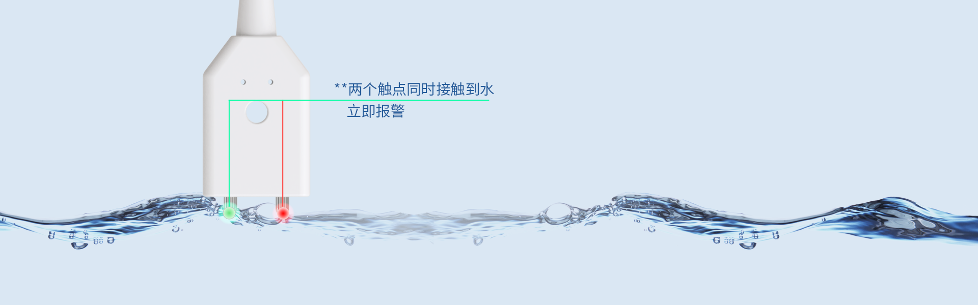 智能水浸探測器:PS-850(有線) 智能水浸探測器:PS-850(有線)
