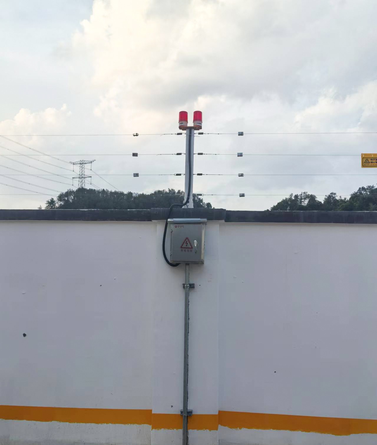 葉長埠潘宅燃氣站|張力圍欄